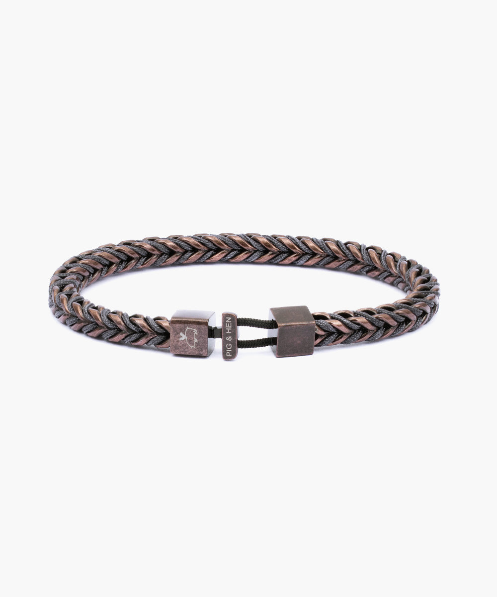 アクセサリー 0405-41 castel Catena Foxtail Slate Gray | Bronze – Pig & Hen