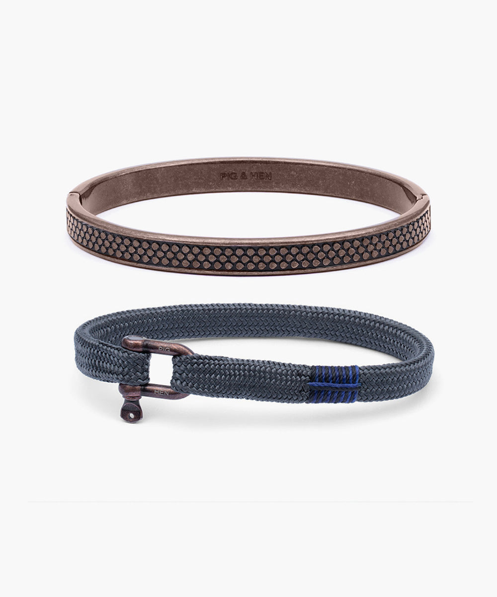 Vicious Vik Slate Gray & Navarch Motta Set – Pig & Hen