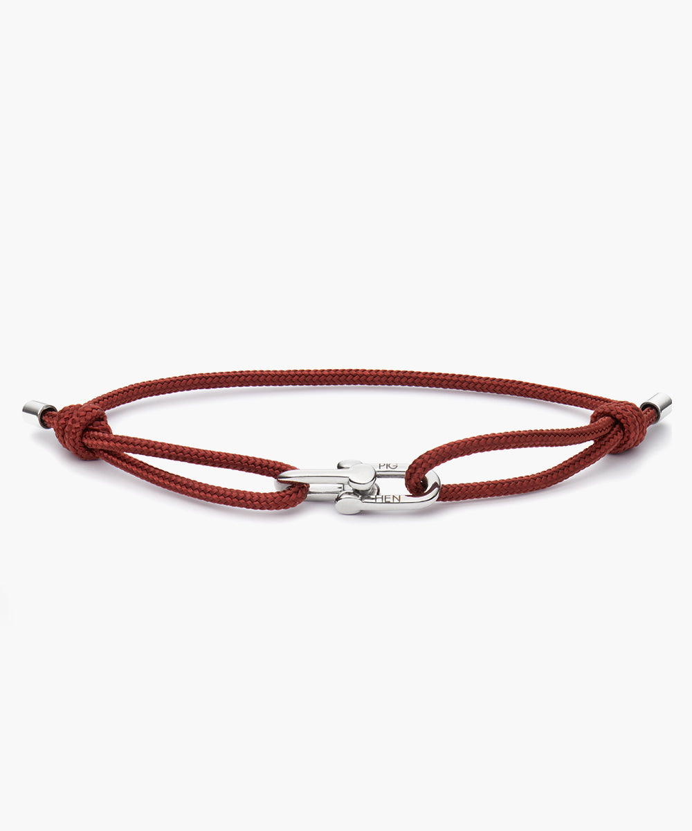 Daunting Dean Velvet Red | Silver