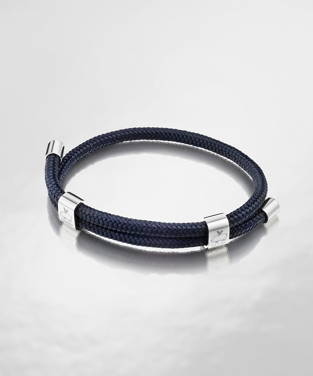 Little Lewis DBL Navy | Silver