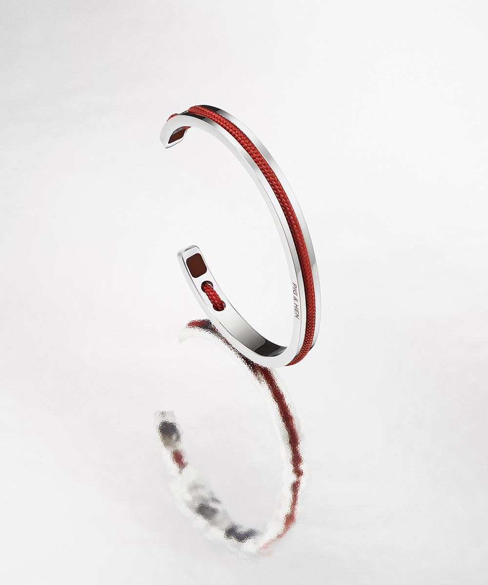 Navarch 6mm Velvet Red | Silver – Pig & Hen