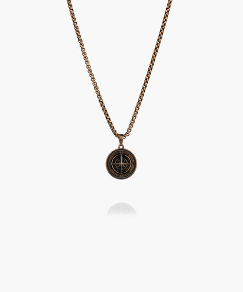 Compass Rose Necklace | Bronze – Pig & Hen