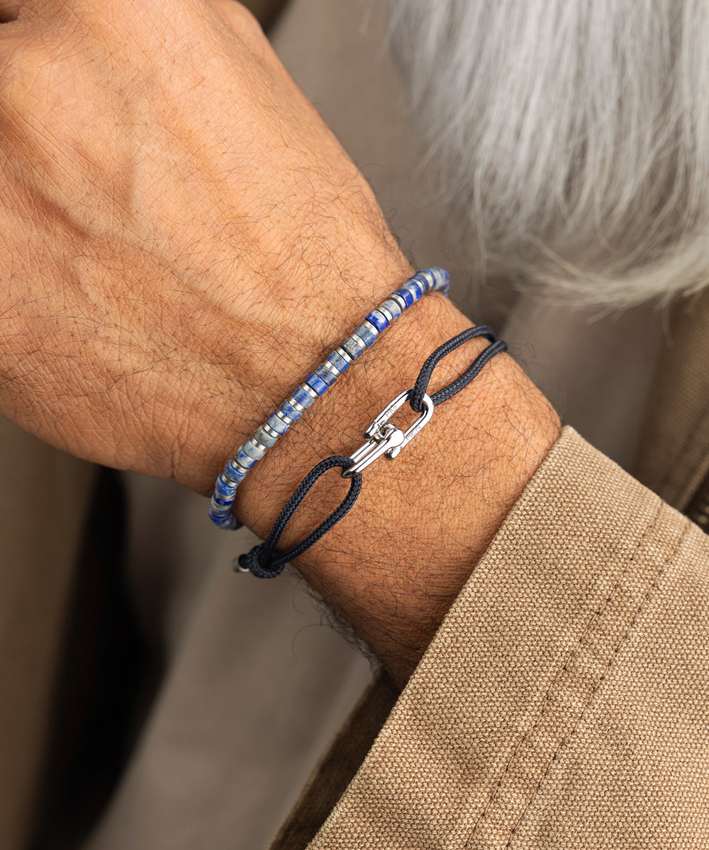 Daunting Dean Navy | Silver