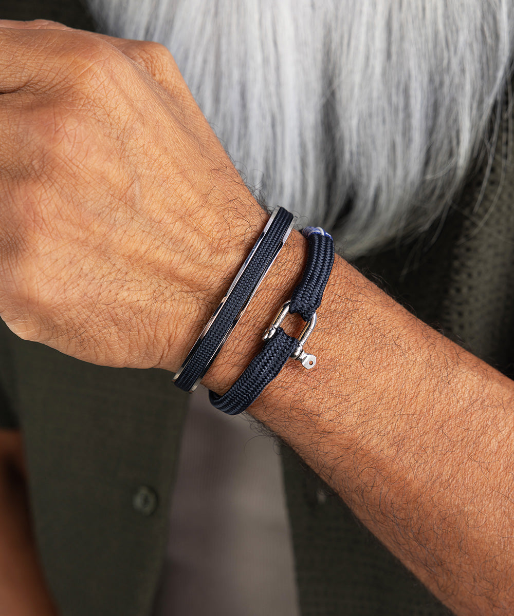 Catena Foxtail Navy | Silver – Pig & Hen