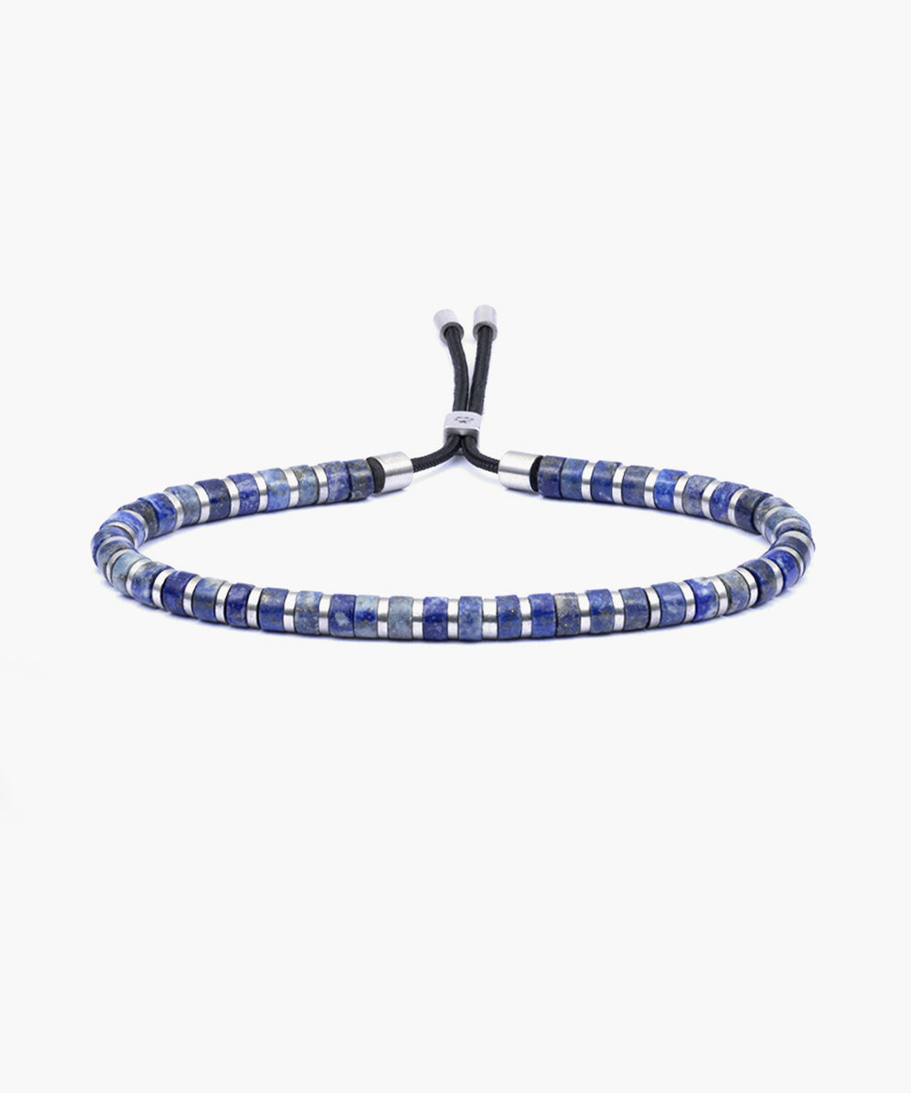Catena Venetian 7mm Navy | Silver – Pig & Hen
