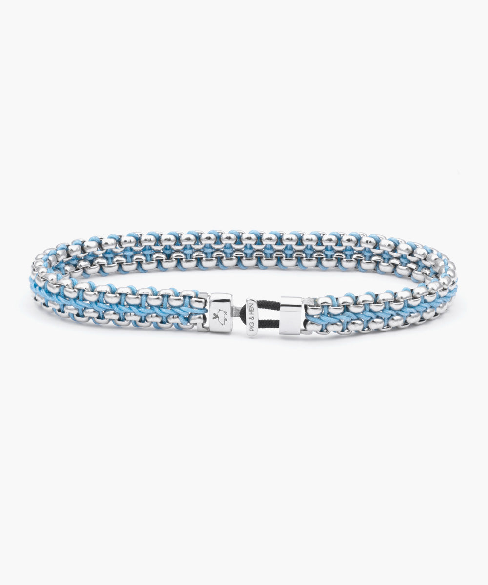 Catena Venetian 7mm Summer Blue | Silver