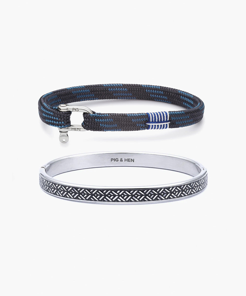 Vicious Vik Slate Gray - Ash Blue & Striato Set